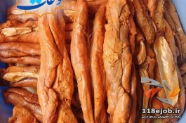فروش ماهی شور در سوغات سرای گیلان
