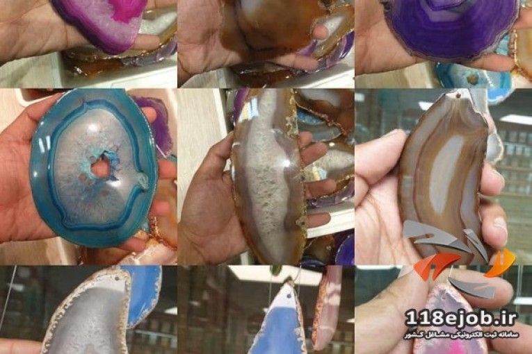 بهترین فروش سنگ های راف و تراش خورده در مشهد _ فروش سنگ های راف و تراش خورده کاظمیان در مشهد