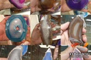 بهترین فروش سنگ های راف و تراش خورده در مشهد _ فروش سنگ های راف و تراش خورده کاظمیان در مشهد