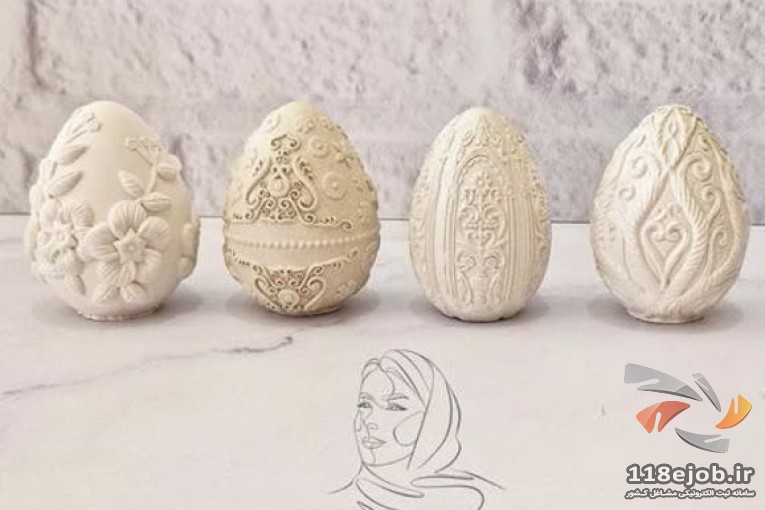 هنرهای تزئینی مهشید آقاجانی در رشت